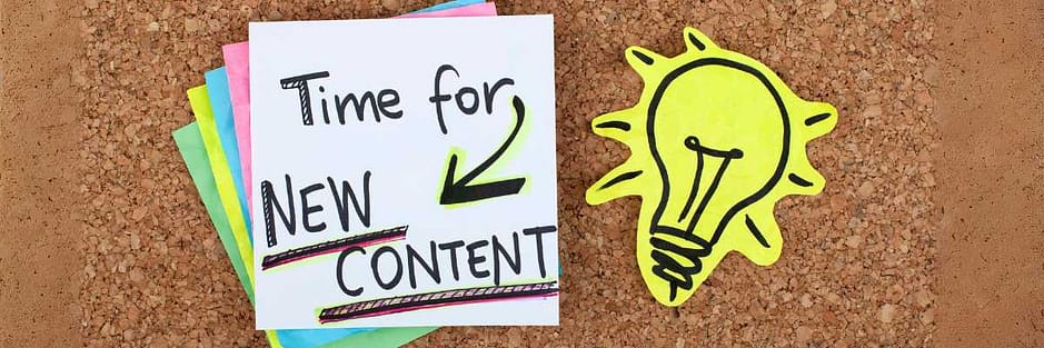 time for new content content marketing uses many types of content pieces