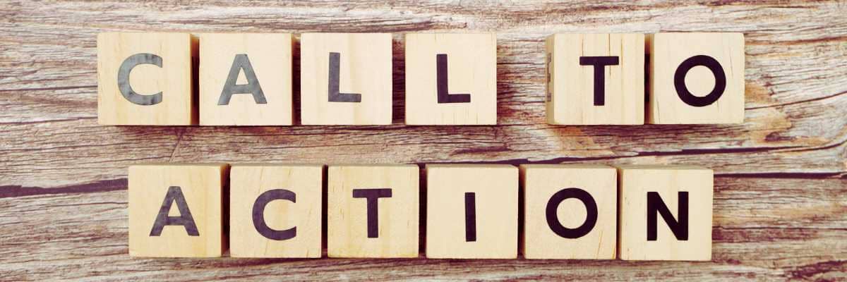 Online marketing strategies include optimized call to actions